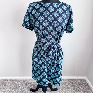 Francesca’s | Blue & Teal Scoop Back Dress